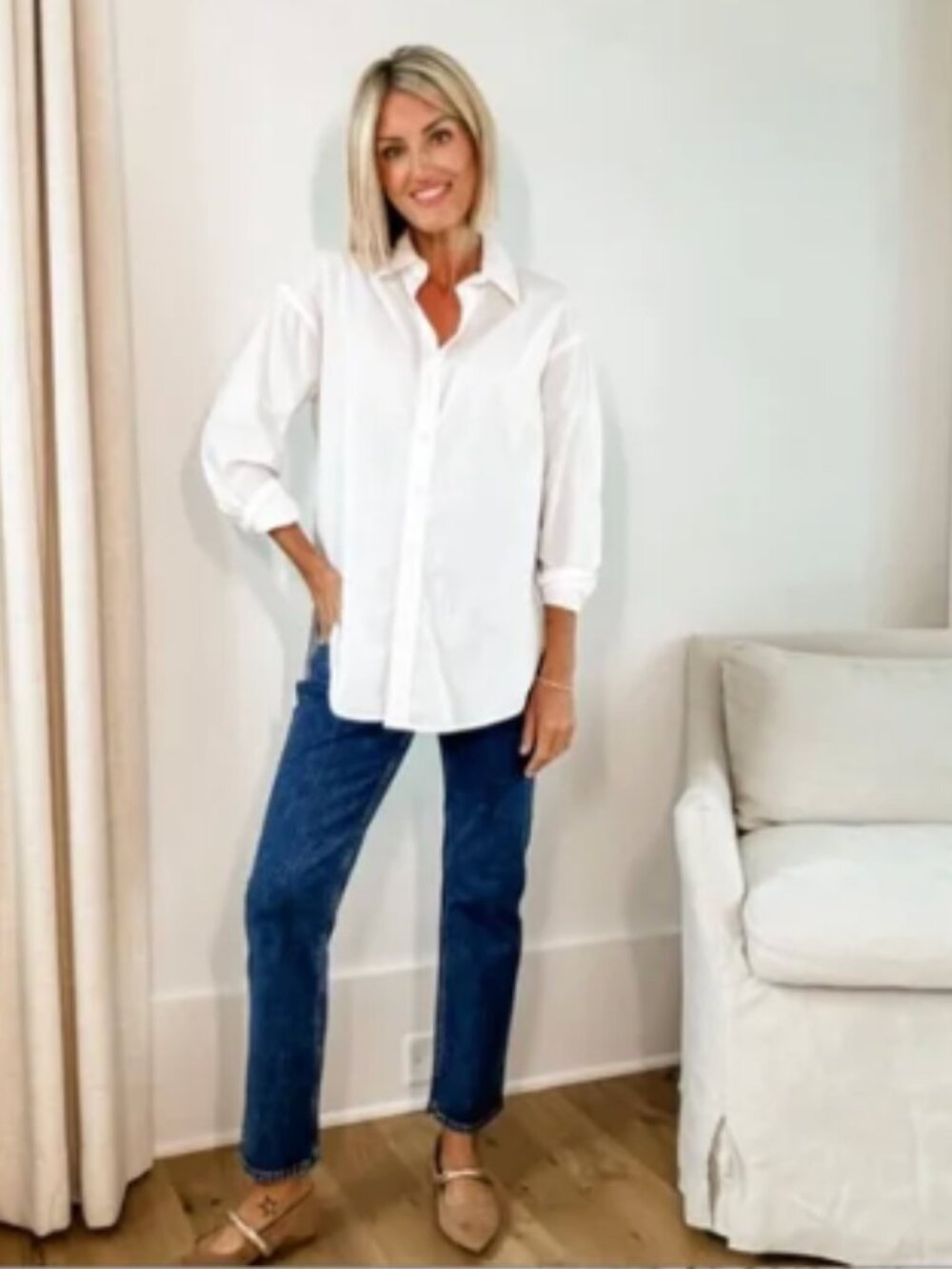 Abercrombie & Fitch Mid Rise 90s Straight Jean
